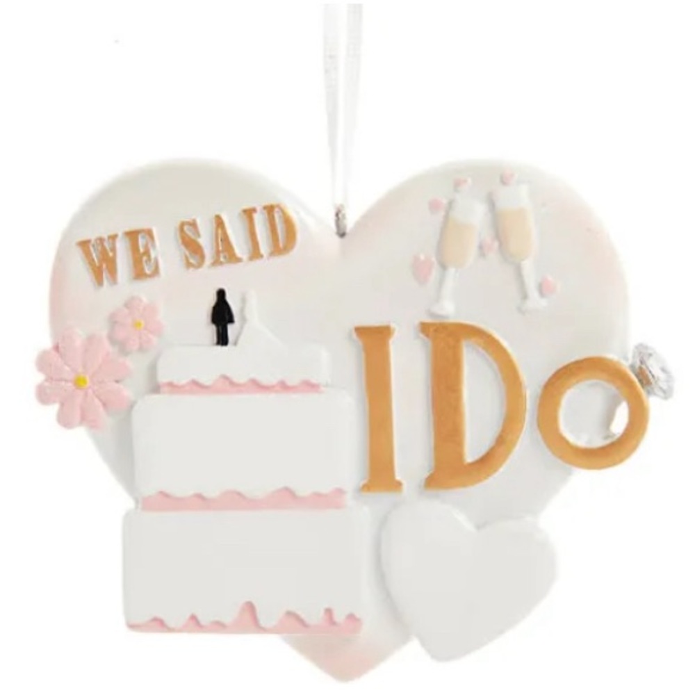 We said I do ornament